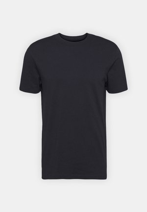 SLHRELAXCOLMAN O-NECK  - T-shirt - bas - black