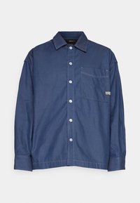 BOXY FIT OVERSHIRT - Camisa - raw denim