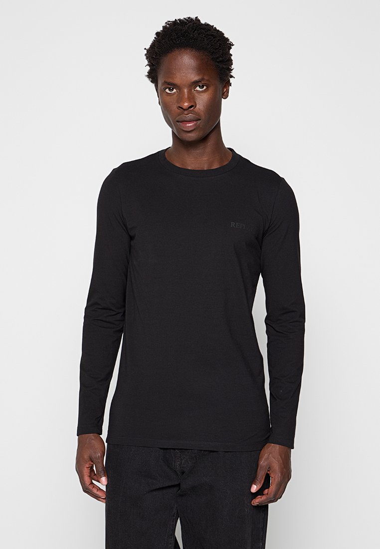 Replay Longsleeve zwart