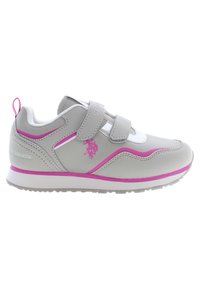 U.S. Polo Assn. NOBIK009 - Sneakers basse - light gray/fuxia