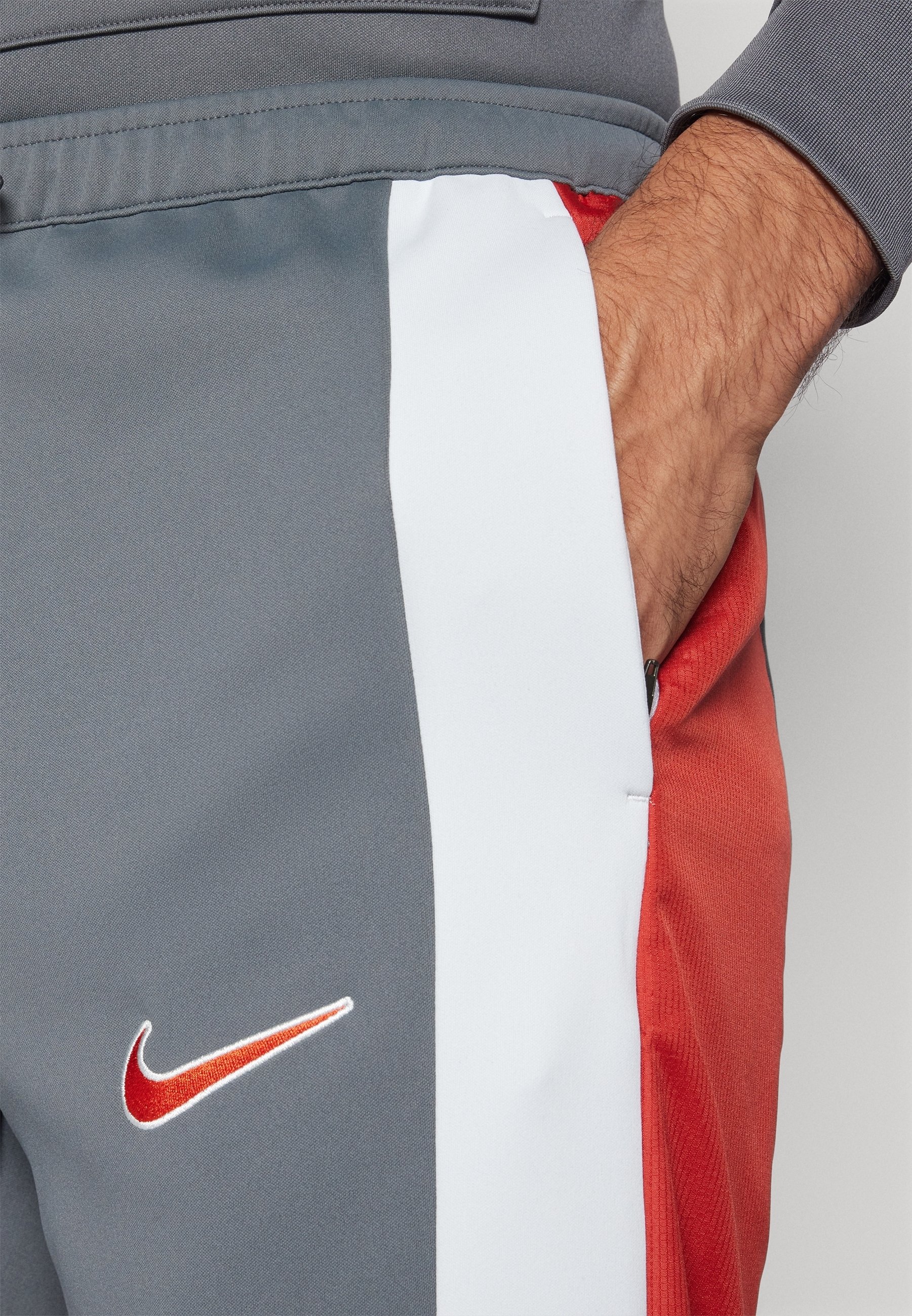 nike air grey and red tracksuit