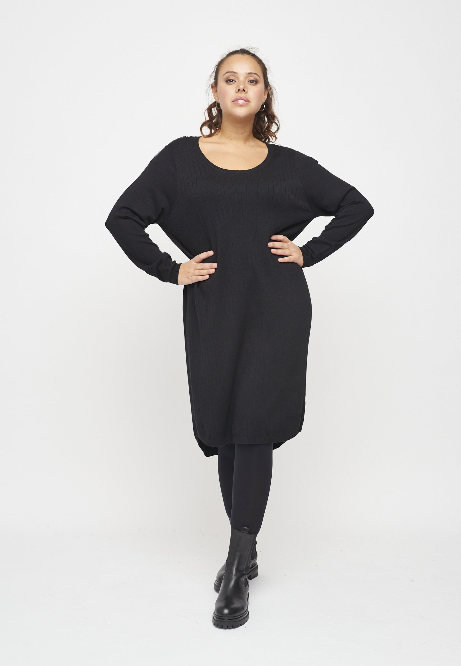 ADIA Jumper dress - black - Zalando.ie