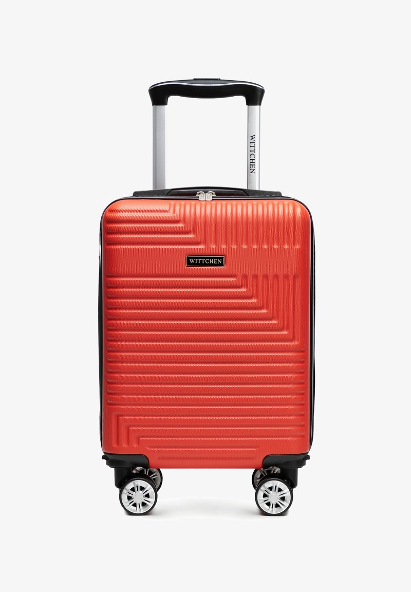 Suitcase Diagonal WITTCHEN TRAVEL - Wheeled suitcase - red - Zalando