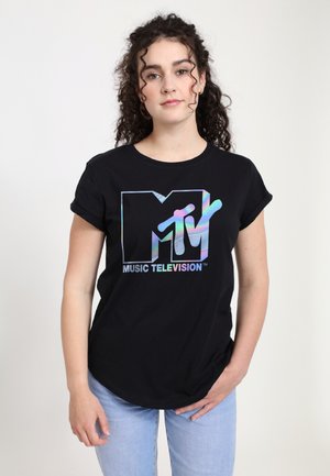 MTV HOLOGRAPHIC - T-shirt con stampa - black