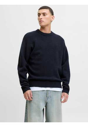JJESOHO OLLIE  CREW NECK - Striktrøje - sky captain