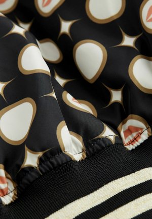 Rockett St George MONO LIPS  - Bomber Jacket - black ecru