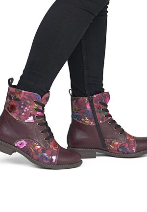 Rieker, RIEKER SCHNÜRSTIEFEL 74800 - Bottes de neige - red