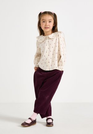 Lindex, LINDEX BLOUSE WITH COLLAR LINDEX - Skjortebluser - dusty white