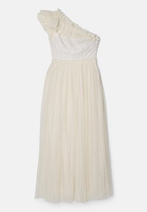 Needle & Thread RAINDROP BODICE ONE-SHOULDER ANKLE GOWN - Proginė apranga - cream/cream