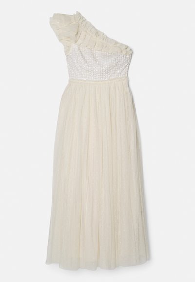 Needle & Thread RAINDROP BODICE ONE-SHOULDER ANKLE GOWN - Gallakjole - cream/cream