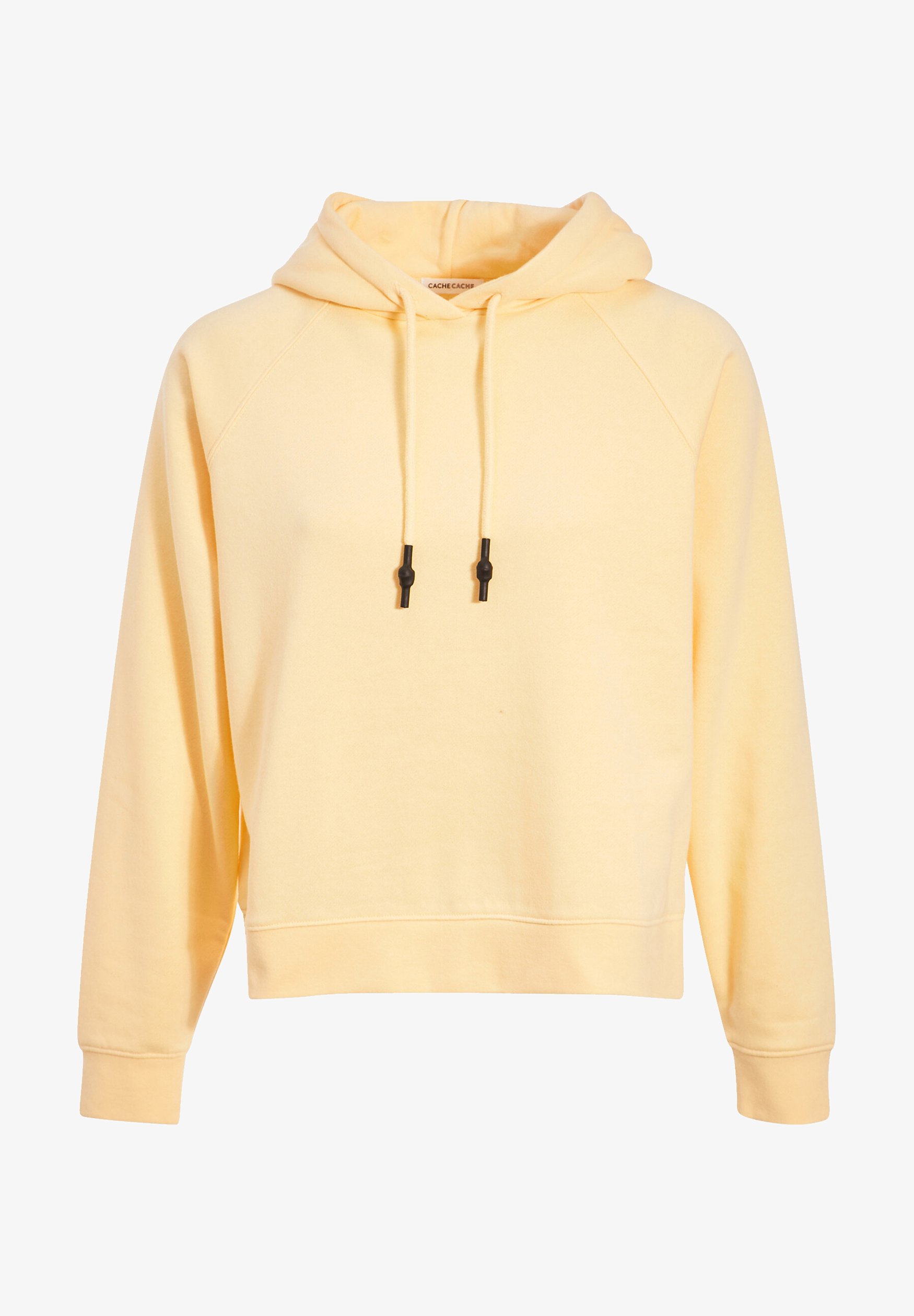 Cache Cache KURZES MIT Sweat à capuche jaune pastel/jaune