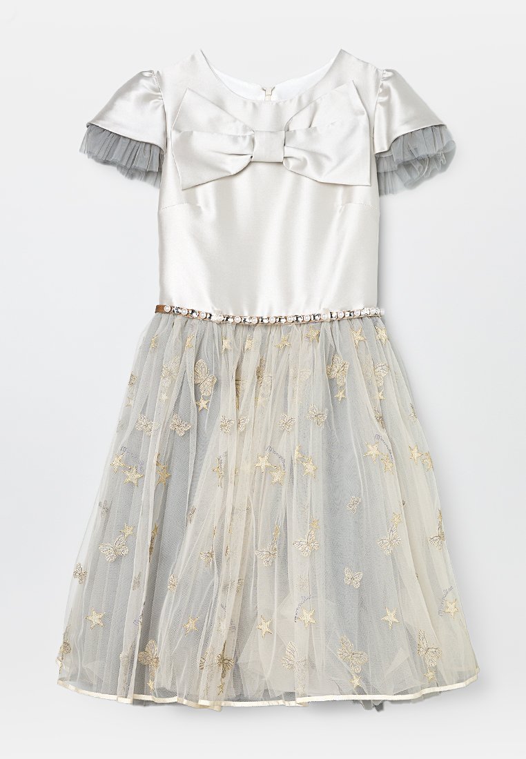 Monnalisa Cocktailjurk grijs
