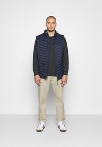 TOM TAILOR MEN PLUS Pullover - black grey melange