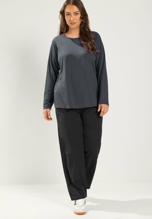 Yours Clothing, PLUS SIZE BASIC T-SHIRTS 2 pack - Maglietta a manica lunga - multi