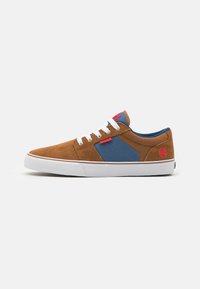 Unselected, brown/blue