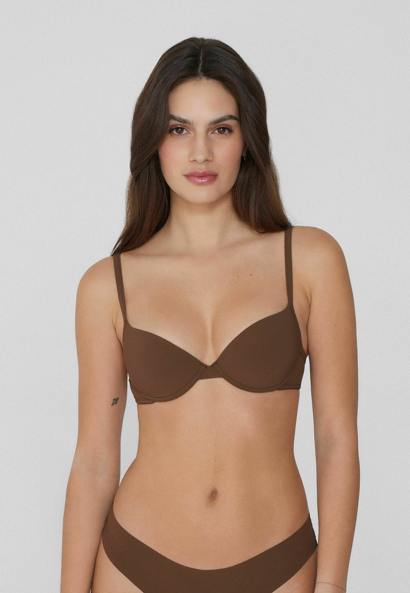 Tezenis ECO - Sujetador push-up - braun caramel dark beige