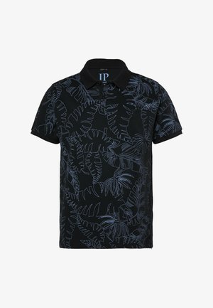 JP1880, POLO SHIRT, SHORT SLEEVE, PIQUÉ, ALL-OVER PRINT, UP TO 8XL - Poloshirt - black