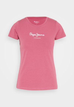 Pepe Jeans, NEW VIRGINIA - Majica kratkih rukava s printom - dark blush