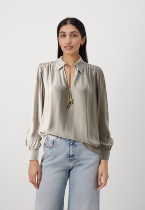 Elisabetta Franchi WOMENS BLOUSE - Camiseta de manga larga - perla
