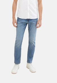 TOM TAILOR JOSH FIVE-POCKET-STYLE - Blugi drepți - hellblau