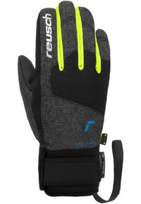 Reusch FINGERHAND SIMON  - Fingerhandschuh - blck melan blck safe yell