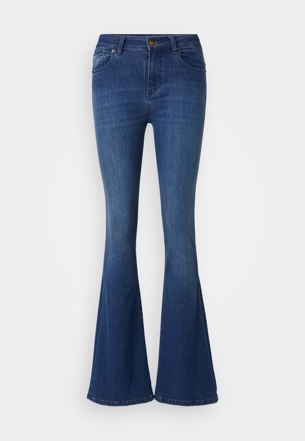 RAVAL 16 - Flared Jeans - teal stone2