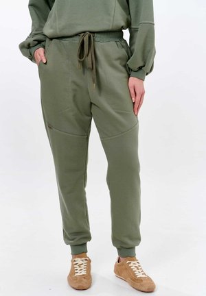 GREKKO OLIVE - Jogginghose - green
