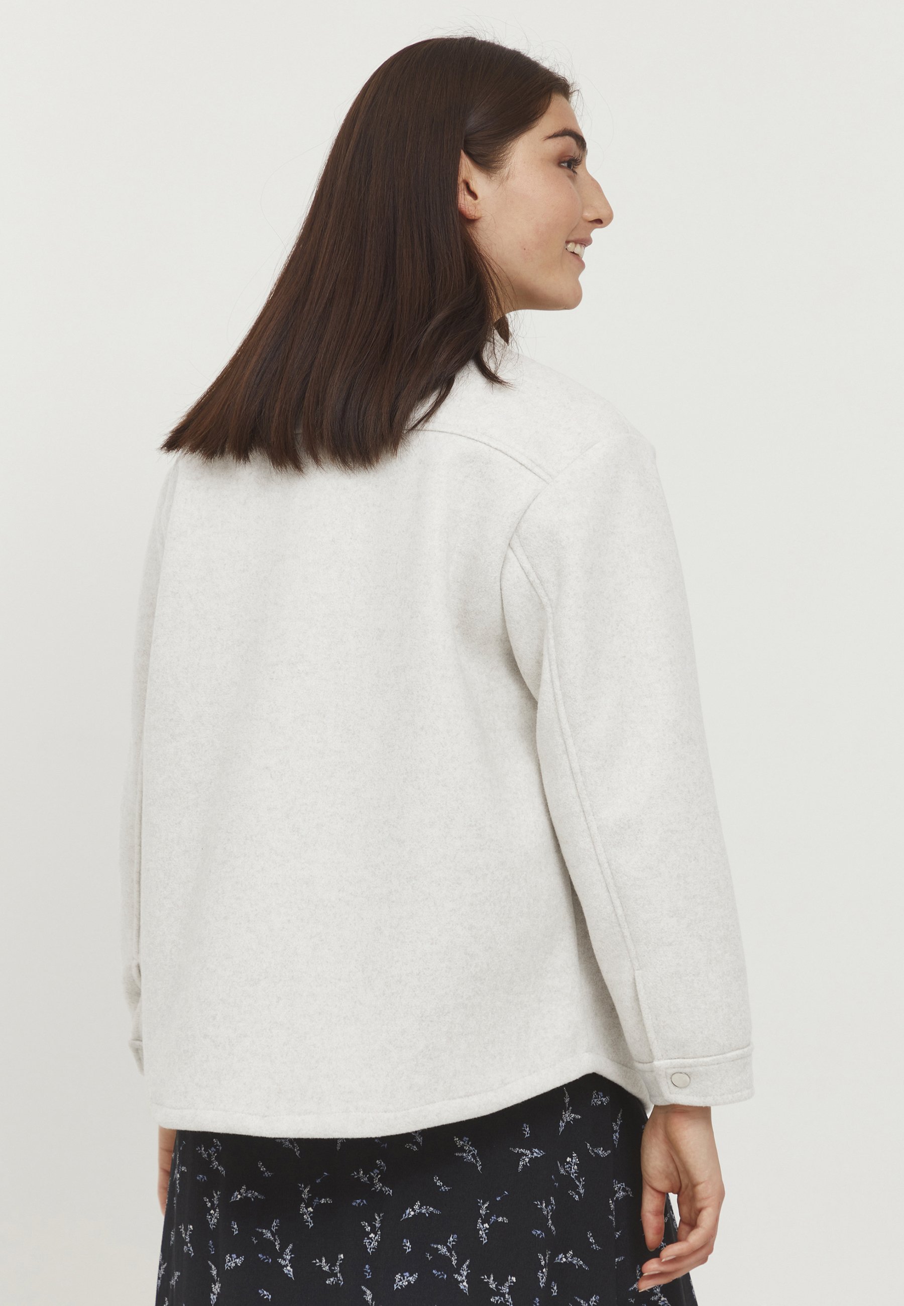b.young BYADANA - Sweatshirt - white pepper melange/off