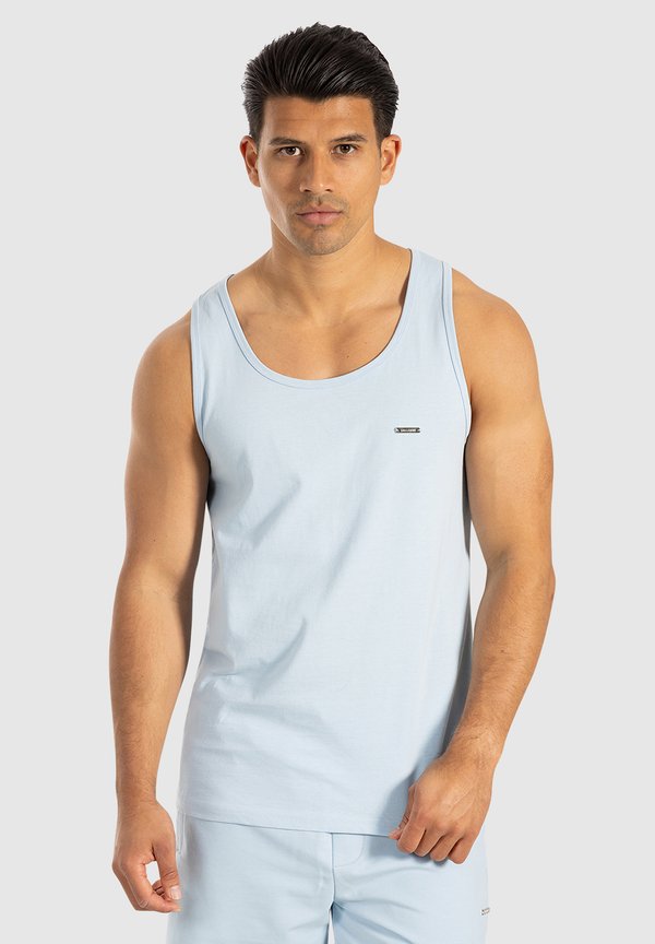 ARIAN COTTON TANK - Top - hellblau
