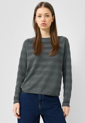 QS, STRICKPULLOVER - Strickpullover - dunkelgrau
