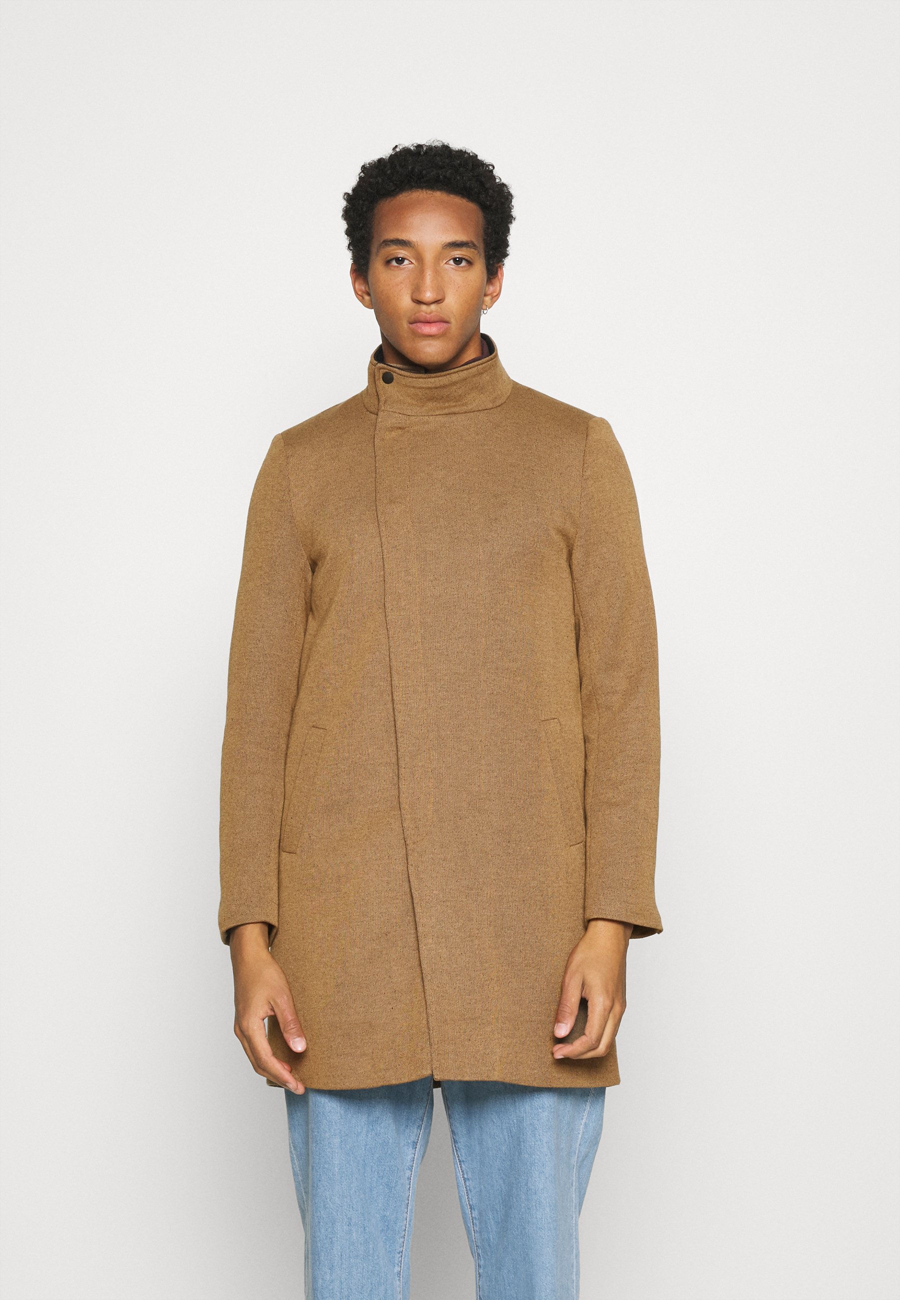 zalando camel coat