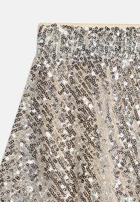 Lindex SKIRT SEQUINS SKATER - A-lõikeline seelik - silver