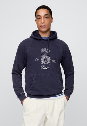 GAP X DOEN LOGO HOODIE UNISEX - Kapuutsiga pusa - navy uniform