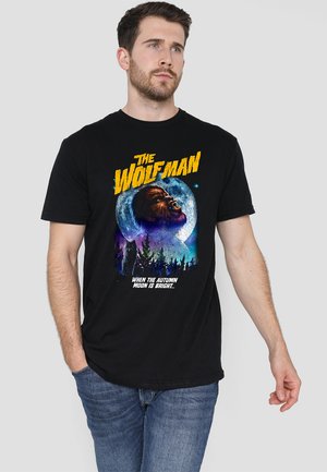 UNIVERSAL MONSTERS THE WOLFMAN  - Print T-shirt - black