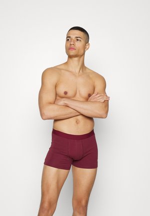 3 PACK - Pants - dark blue/bordeaux/black