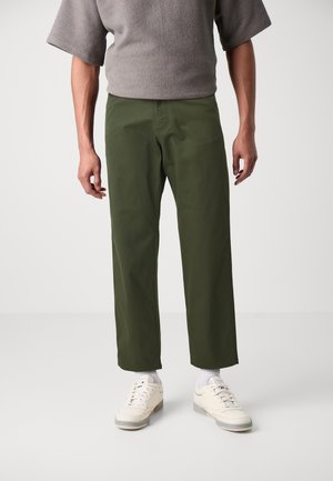 JPSTALEX JJCLEAN WORKER - Hlače - olive night