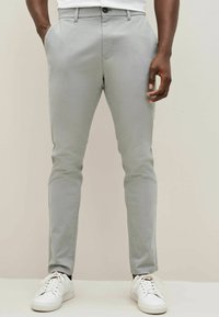 Next - STRAIGHT FIT STRETCH - Chino kalhoty - mid grey Miniatura obrázku 1