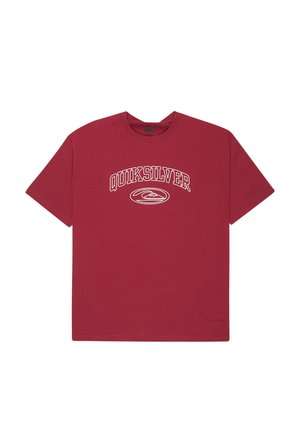 Quiksilver, BOYFRIEND SS - T-shirts print - red