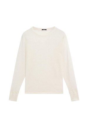 Massimo Dutti LIGHTWEIGHT  - Maglietta a manica lunga - beige