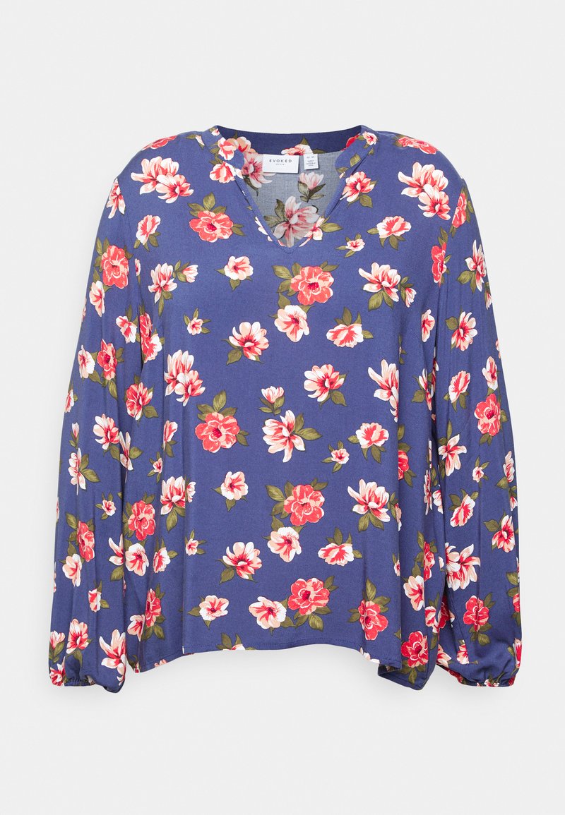 EVOKED VILA Blouse donkerblauw EVOKED VILA Blouse donkerblauw