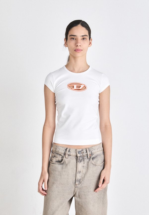 ANGIE WITH CONTRAST STITCHING  - Print T-shirt2