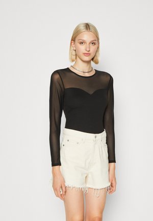 ONLY ONLTINA DETAIL - Hosszú ujjú felső - black