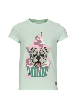 SAN DIEGO - Print T-shirt - mint cupcake