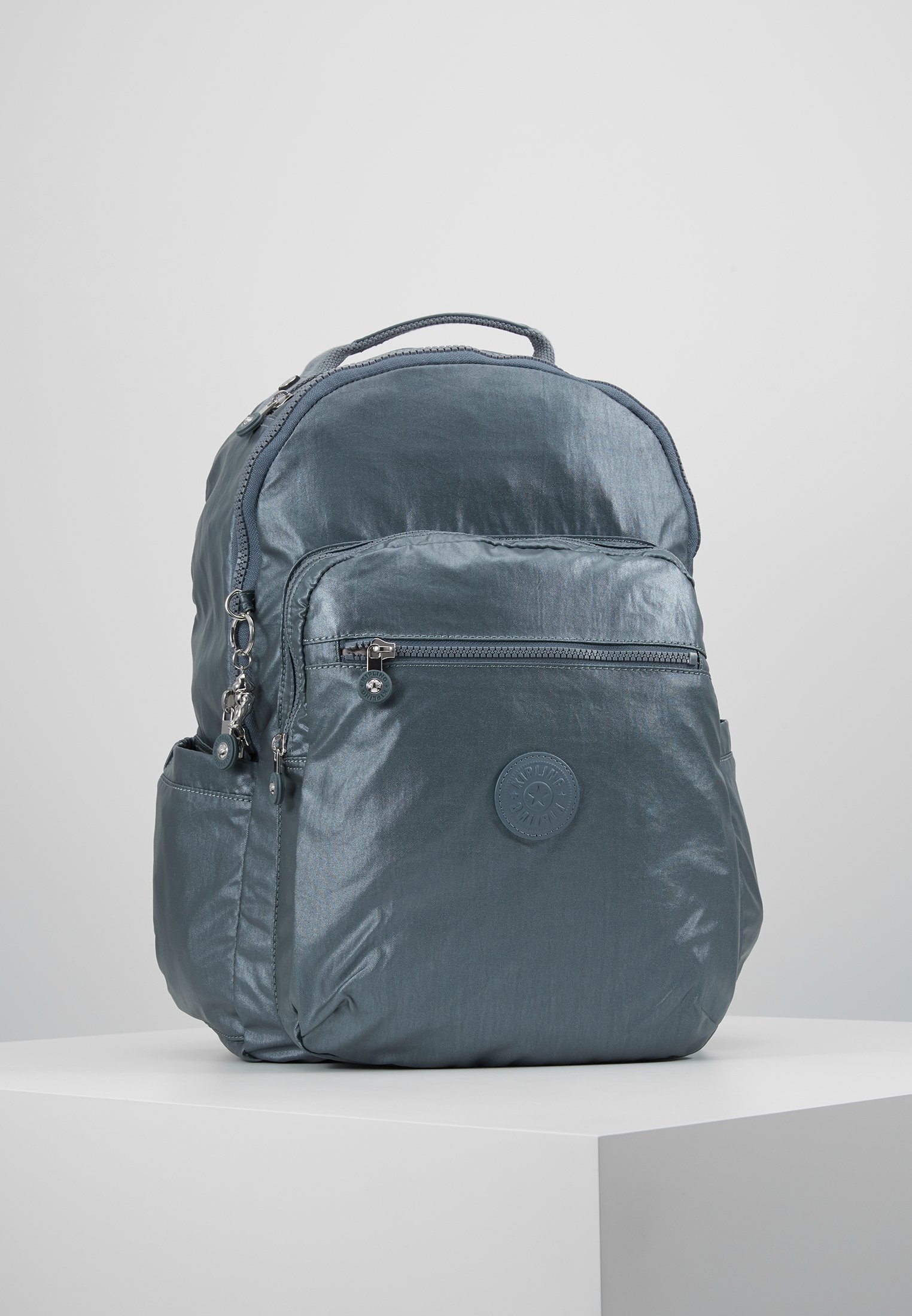 kipling backpack silver