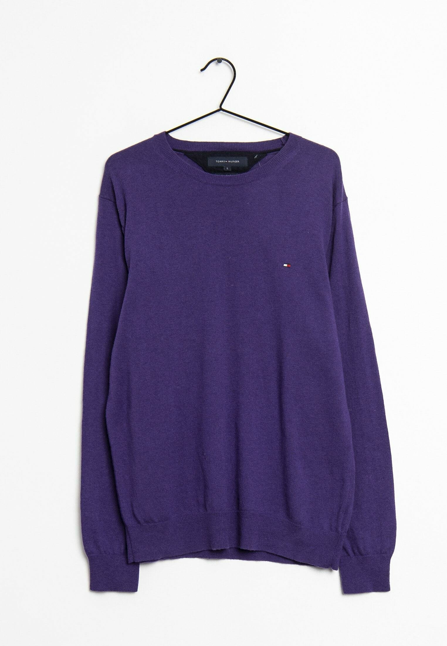 Tommy hilfiger purple jumper Clearance