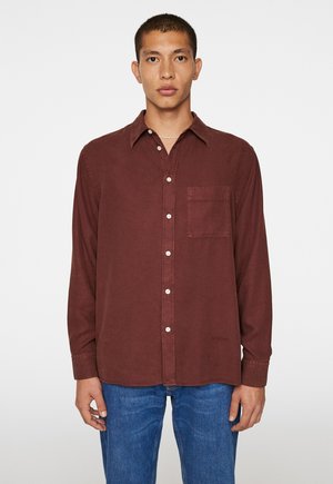 J.LINDEBERG STRUCT  - Shirt - bitter chocolate