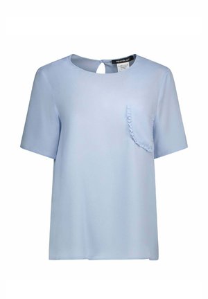 Pennyblack T-SHIRT GRECIA MISTO SETA CELESTE    - Blouse - azzurro