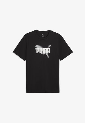 Puma, GRAPHICS PUMA T-SHIRT - T-shirts print - black