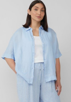 Overhemdblouse - hellblau
