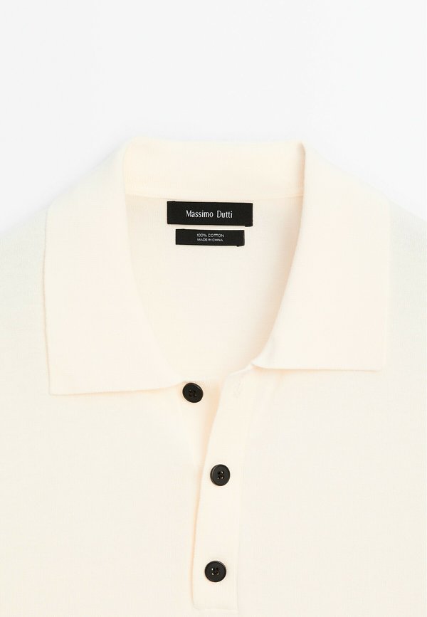 REGULAR FIT  - Polo shirt - mottled beige4